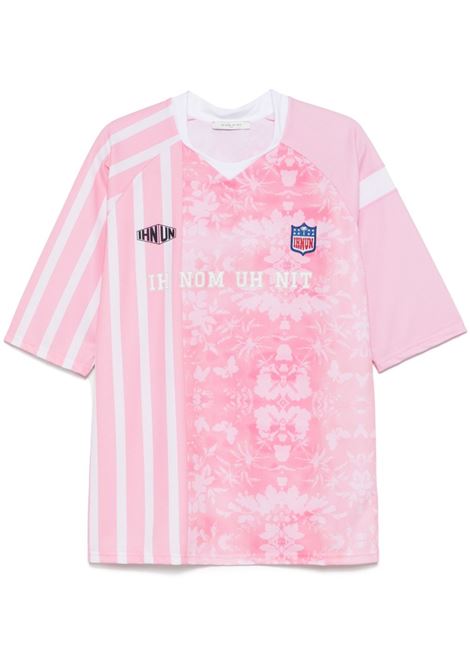 Pink stripe patch T-shirt Lanvin - women